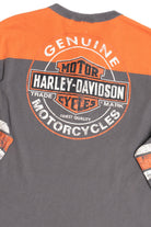 Harley Davidson Long Sleeve Henley T-Shirt 974