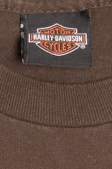 Harley Davidson "Live To Ride Ride To Live" Rebel Black Hills T-Shirt 9788