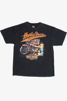 Harley Davidson "Bad To The Bone" Pin-Up "Lake Erie" T-Shirt