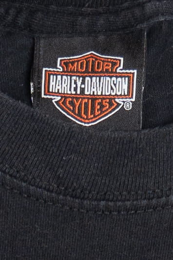 Harley Davidson "Bad To The Bone" Pin-Up "Lake Erie" T-Shirt
