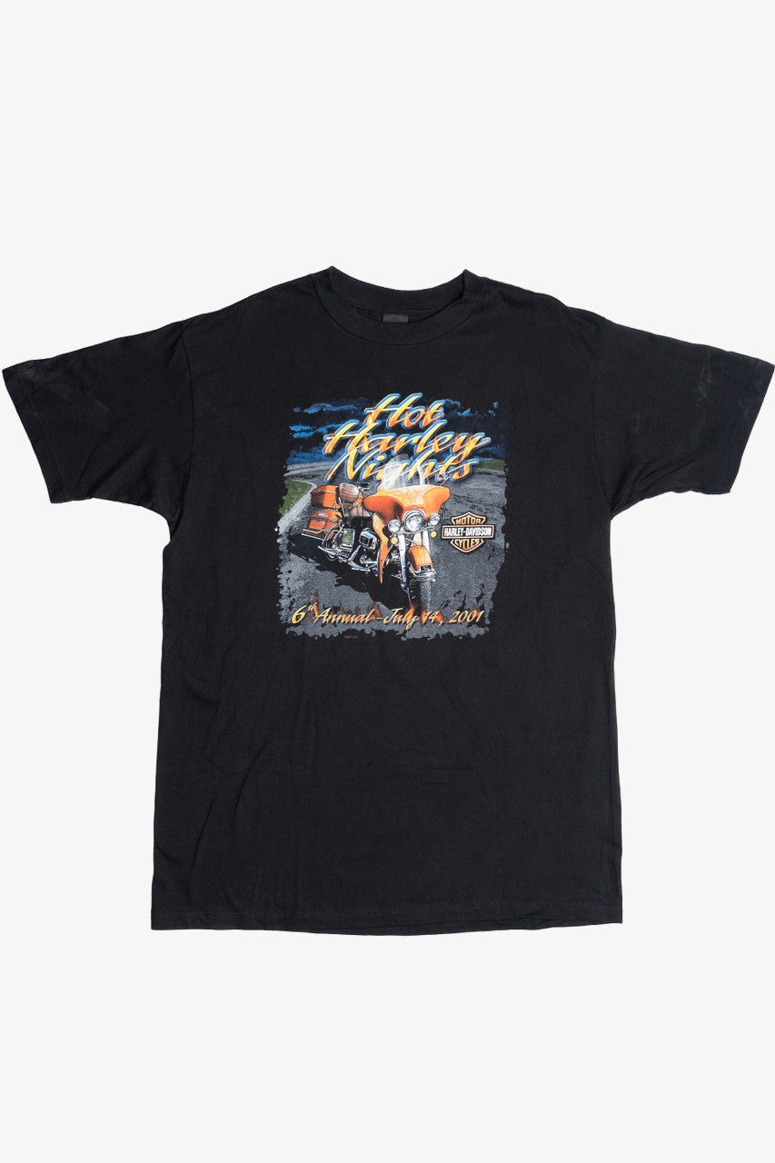 Vintage 2001 Harley Davidson "Hot Harley Nights" T-Shirt (2000s)