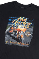 Vintage 2001 Harley Davidson "Hot Harley Nights" T-Shirt (2000s)