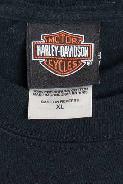 Vintage Harley Davidson "When The Road Calls" Calgary Rocky Mountains T-Shirt