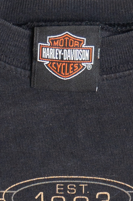 Vintage Harley Davidson "Minor's" Double Stripe Long Sleeve T-Shirt (2000s)