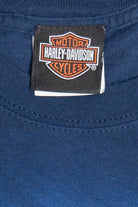 Harley Davidson Eagle Embroidered Detail T-Shirt (2010s)