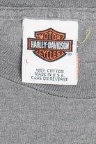Vintage 2003 "Walker's Cycle" Salem, OR Harley Davidson Pocket T-Shirt (2000s)