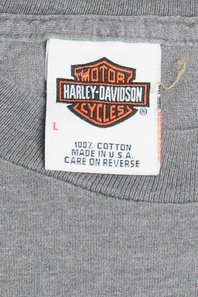 Vintage 2003 "Walker's Cycle" Salem, OR Harley Davidson Pocket T-Shirt (2000s)