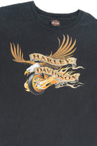 Harley Davidson North Texas Dallas Flames & Eagle T-Shirt (2010s)