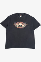Harley Davidson Skulls & Flames Rochester Minnesota T-Shirt (2000s)