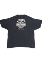 Harley Davidson Skulls & Flames Rochester Minnesota T-Shirt (2000s)
