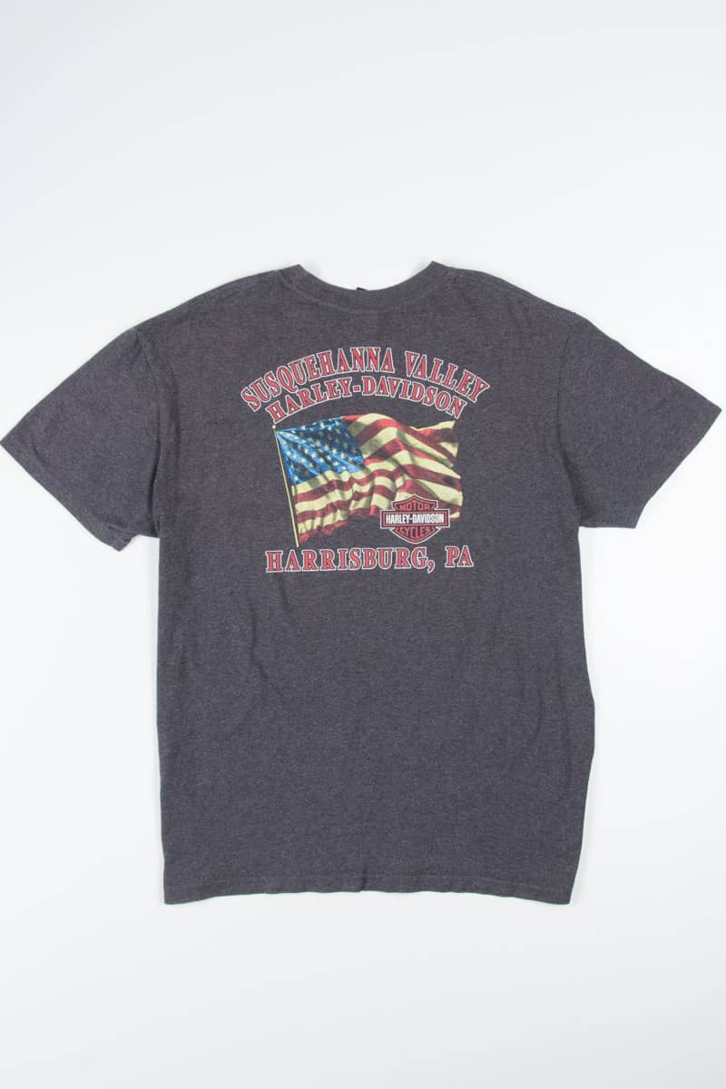 American Flag Harley-Davidson T-shirt