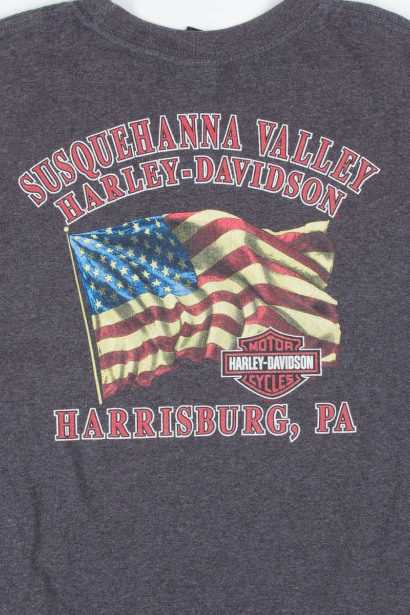 American Flag Harley-Davidson T-shirt