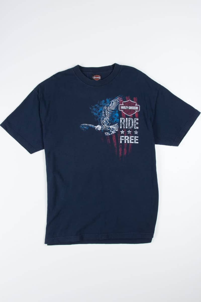 "Ride Free" Patriotic Harley-Davidson T-shirt