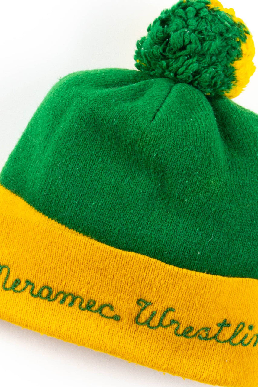Meramec Wrestling Pom Pom Vintage Beanie