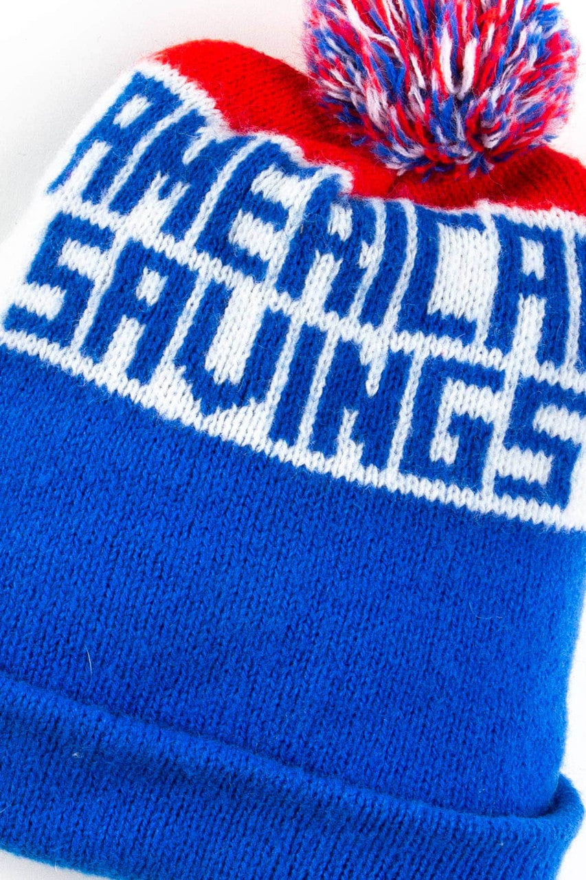 American Savings Pom Pom Beanie