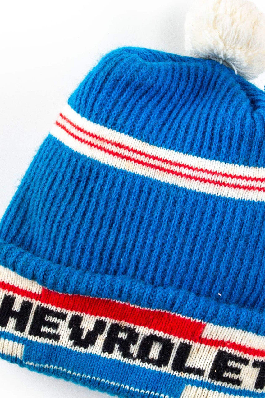 Vintage Chevrolet Pom Pom Beanie