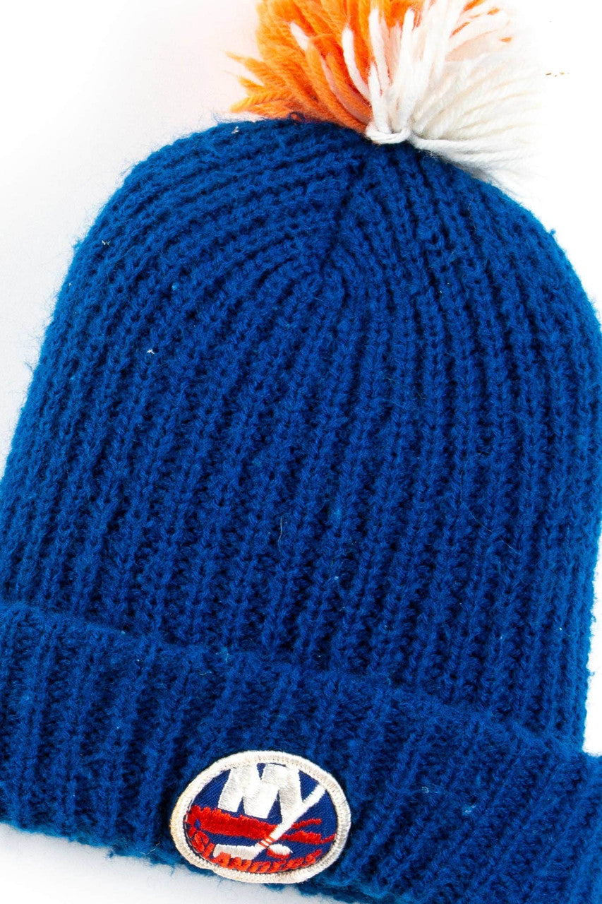 Vintage New York Islanders Pom Pom Beanie