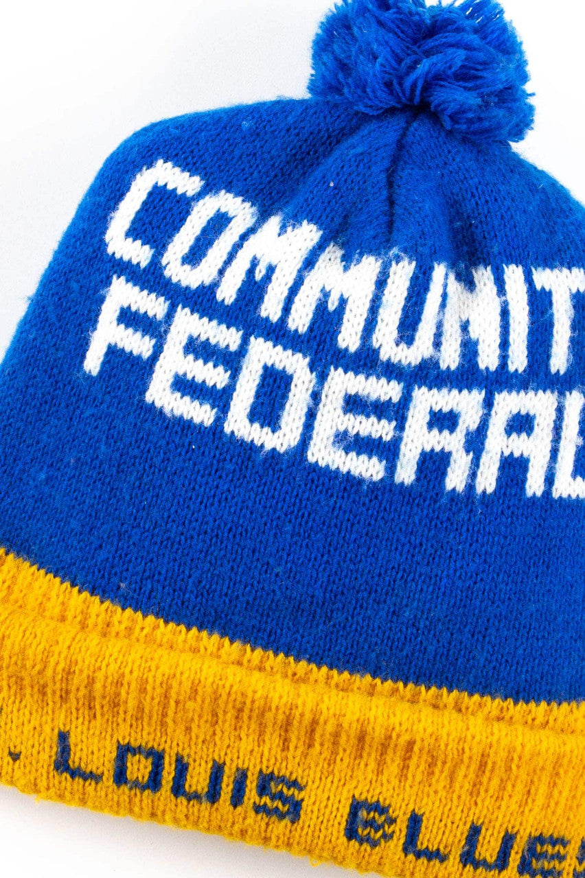 St. Louis Blues Community Federal Pom Pom Beanie