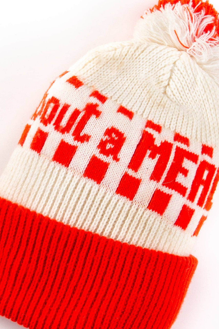 Feel Good About A Meal Pom Pom Beanie