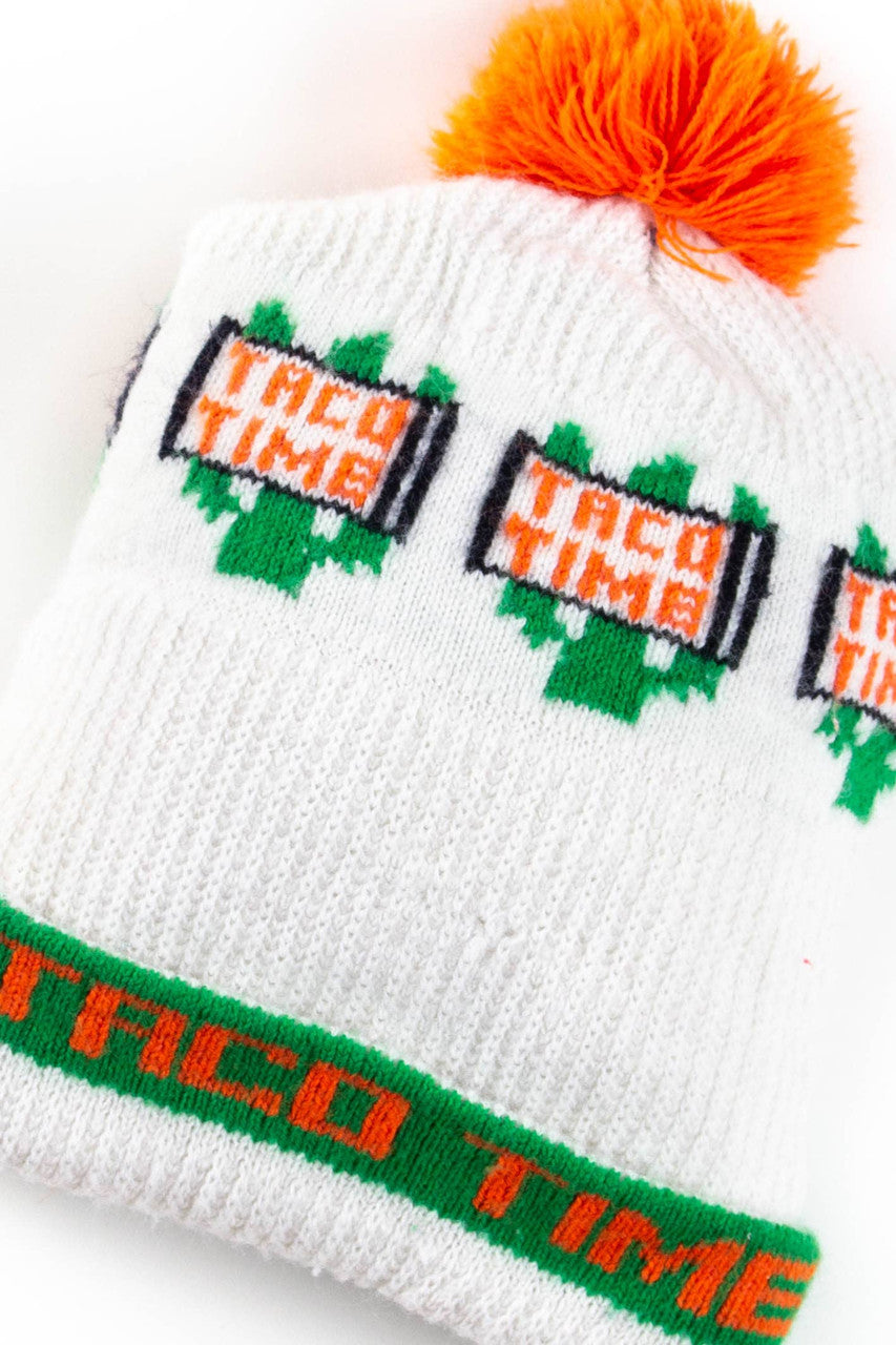 Taco Time Pom Pom Beanie