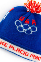 1980 Lake Placid Winter Olympics Pom Pom Vintage Beanie