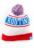 Routine Baseball Pom Pom Vintage Beanie