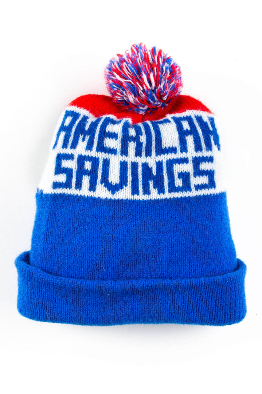 American Savings Pom Pom Beanie
