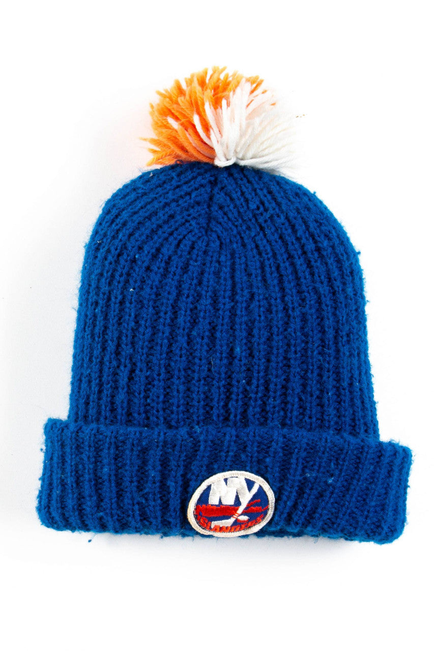 Vintage New York Islanders Pom Pom Beanie