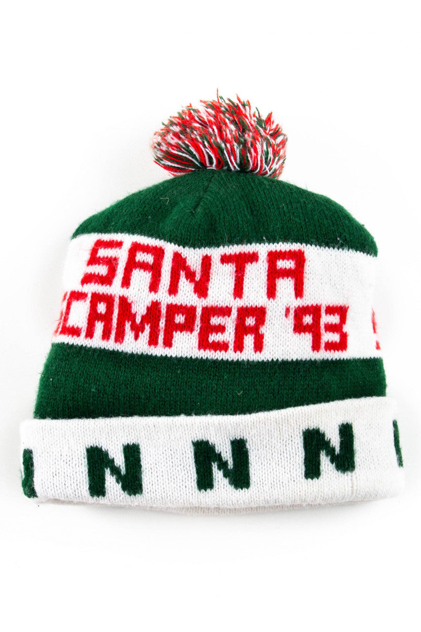 Santa Scamper '93 Pom Pom Beanie