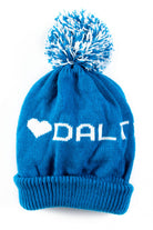 Blue Dalton Pom Pom Beanie