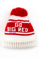 Go Big Red Pom Pom Beanie