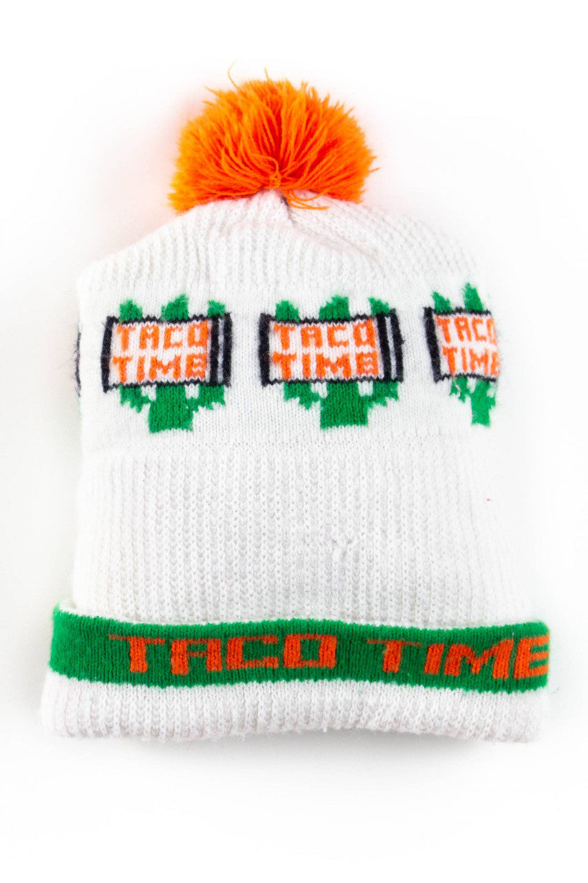 Taco Time Pom Pom Beanie