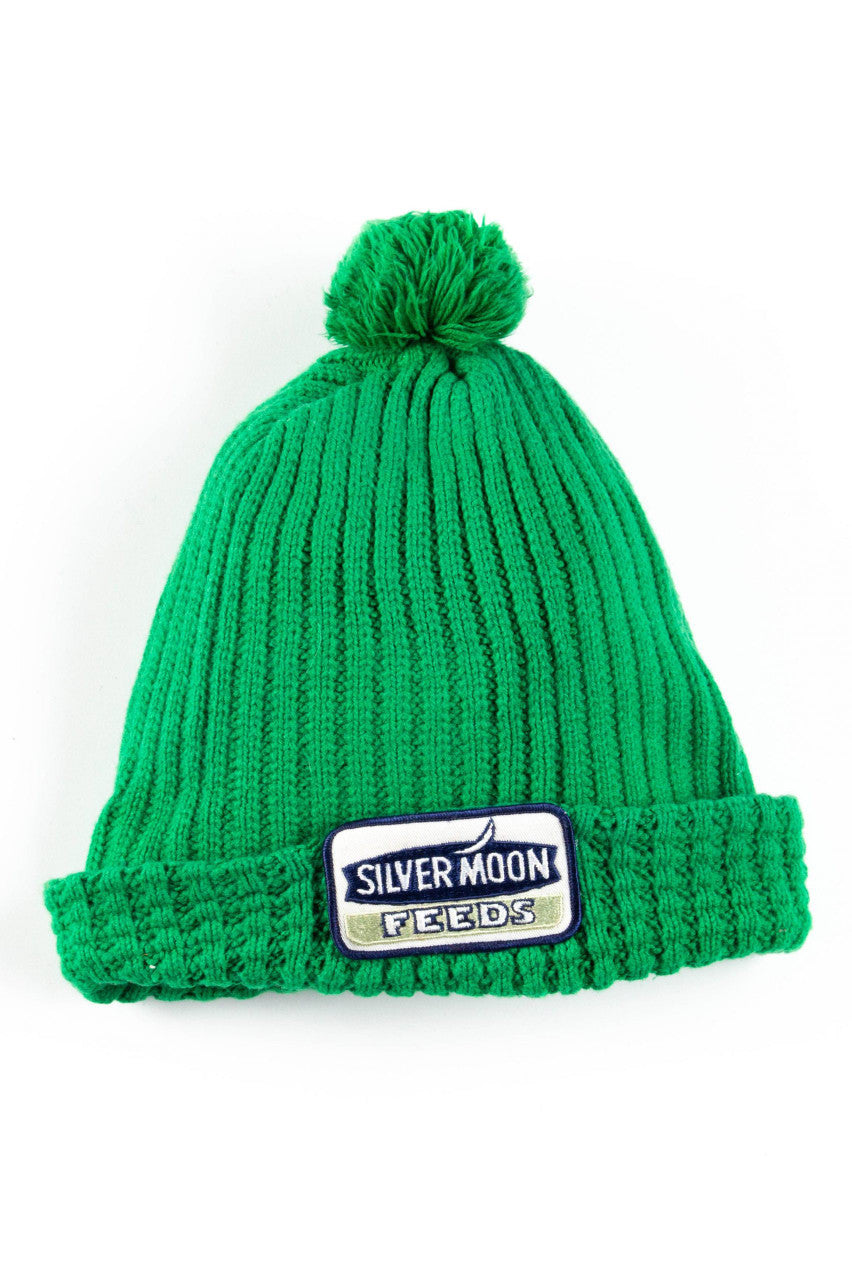 Silver Moon Feeds Pom Pom Beanie