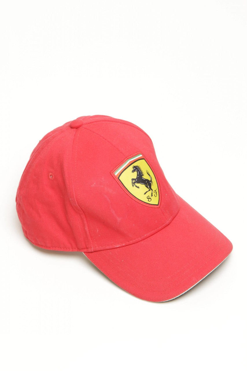 Ferrari 6 Panel Velcro Cap