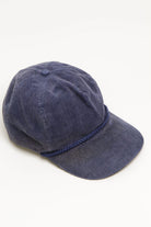 Blue Corduroy Snapback Cap