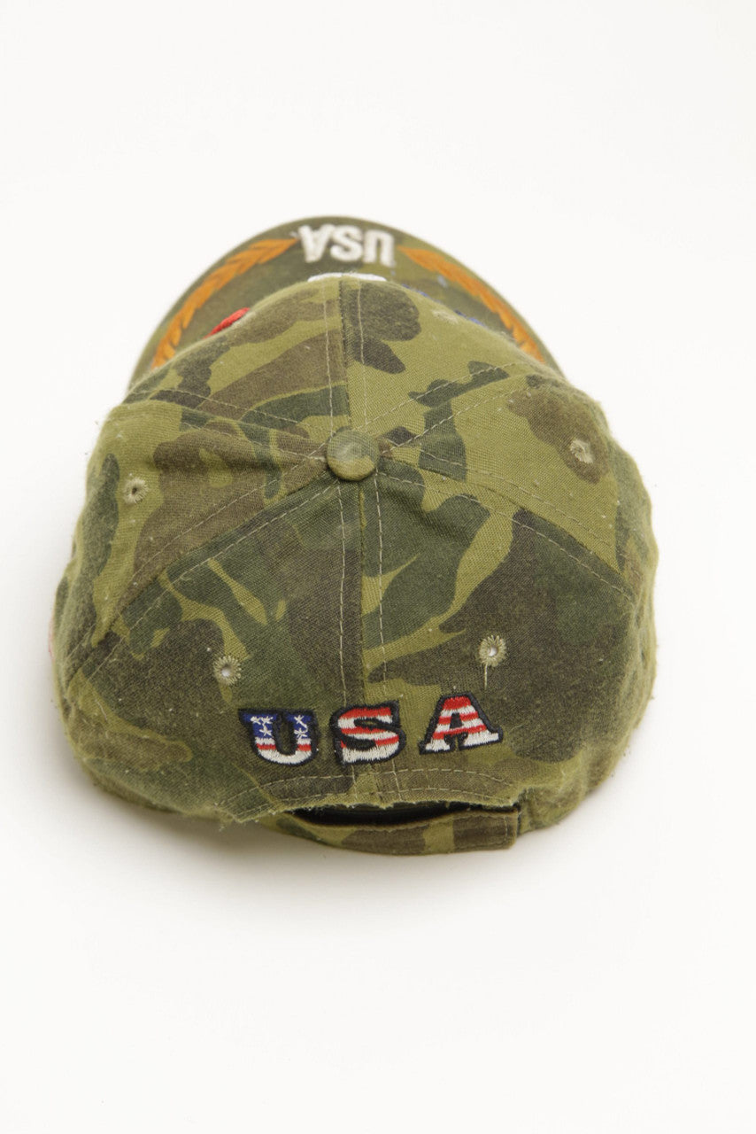 Camo USA Velcro Ball Cap