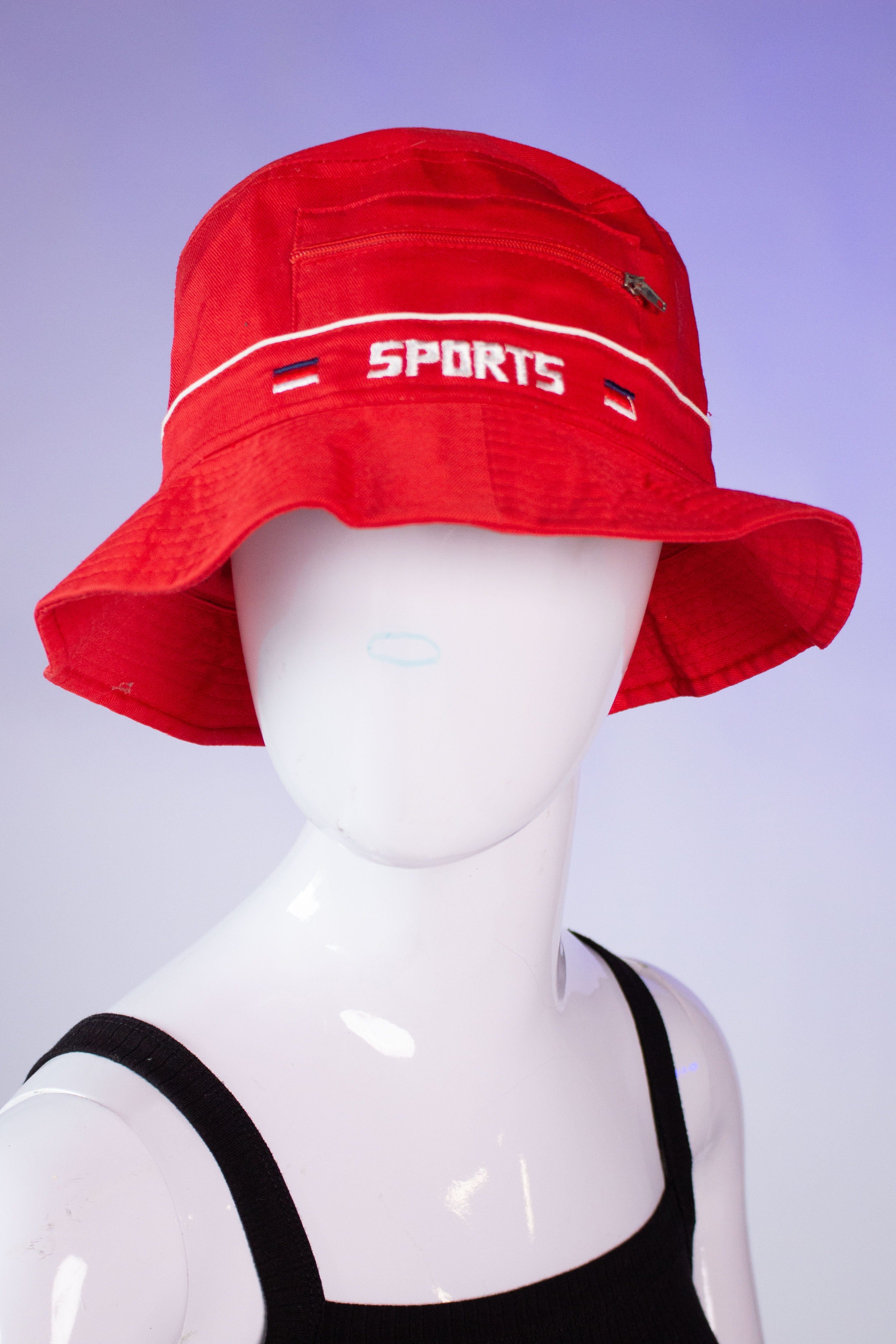 Vintage Sports Pocket Bucket Hat (1990s)