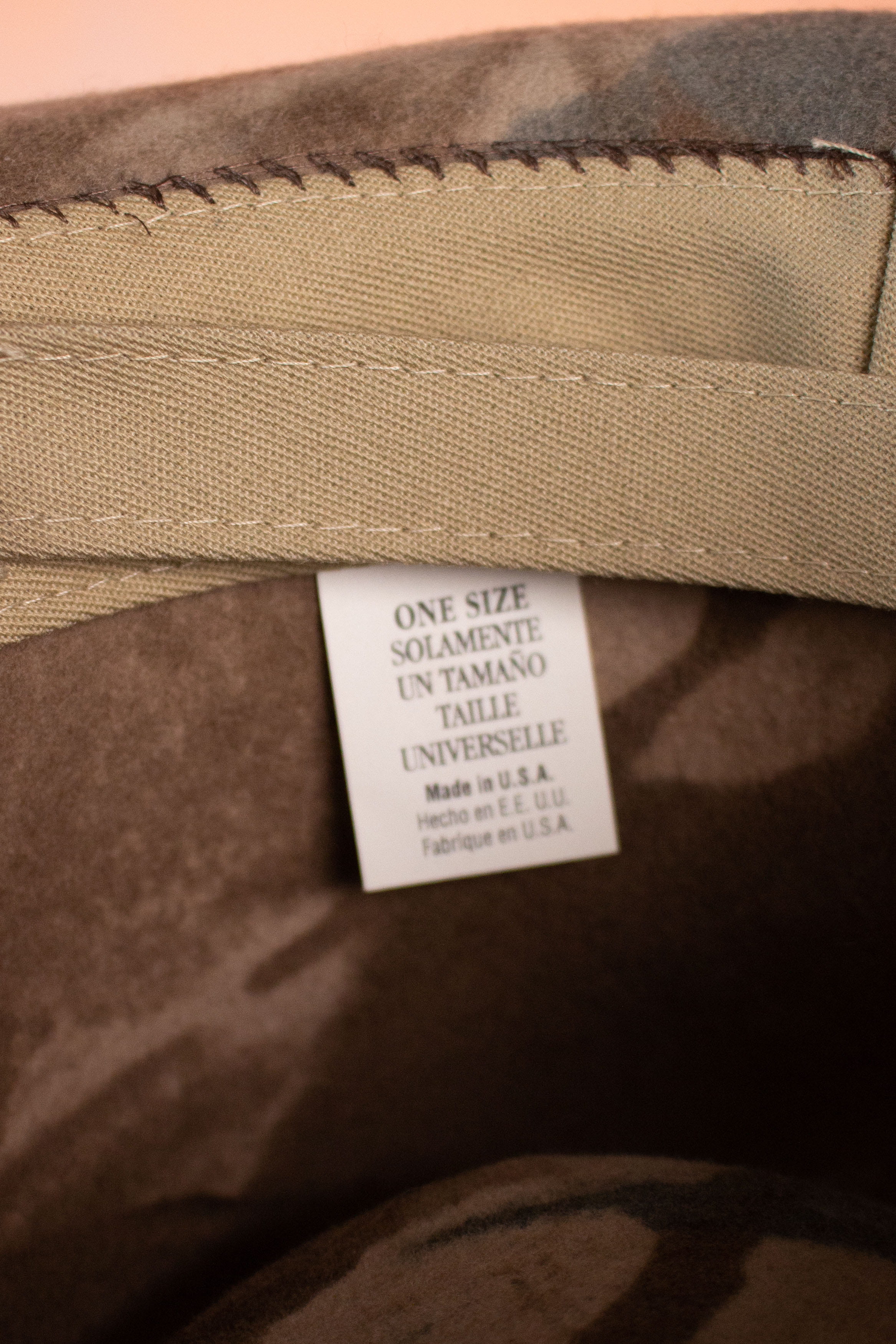 Vintage Cabela's Camouflage Cowboy Hat (1990s)