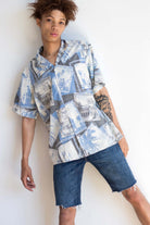 Architectural Vintage Hawaiian Shirt