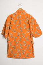 (Orange) Palm Tree Print Hawaiian Shirt