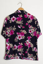 Women's Hibiscus Print Hawaiian Shirt