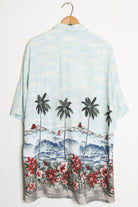 Ocean Surf Scene Vintage Hawaiian Shirt