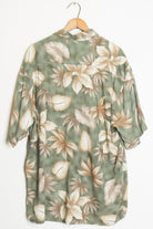 Green Palm Leaf Vintage Hawaiian Shirt
