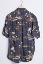 Black Nautica Vintage Hawaiian