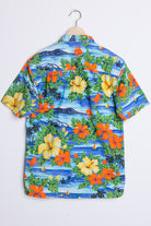 Colorful Flowers Vintage Hawaiian