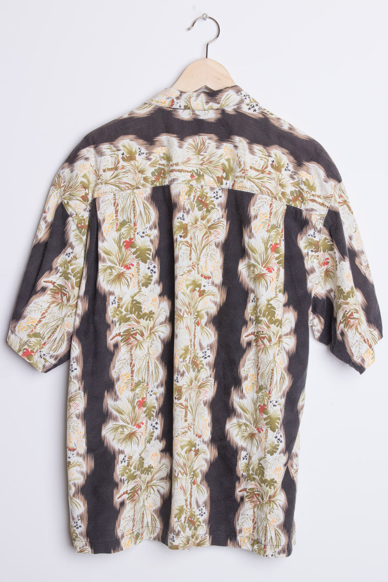 Black & Green Vintage Hawaiian
