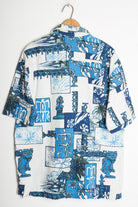 Blue Tribal Vintage Hawaiian