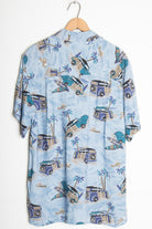 Blue Woody Vintage Hawaiian