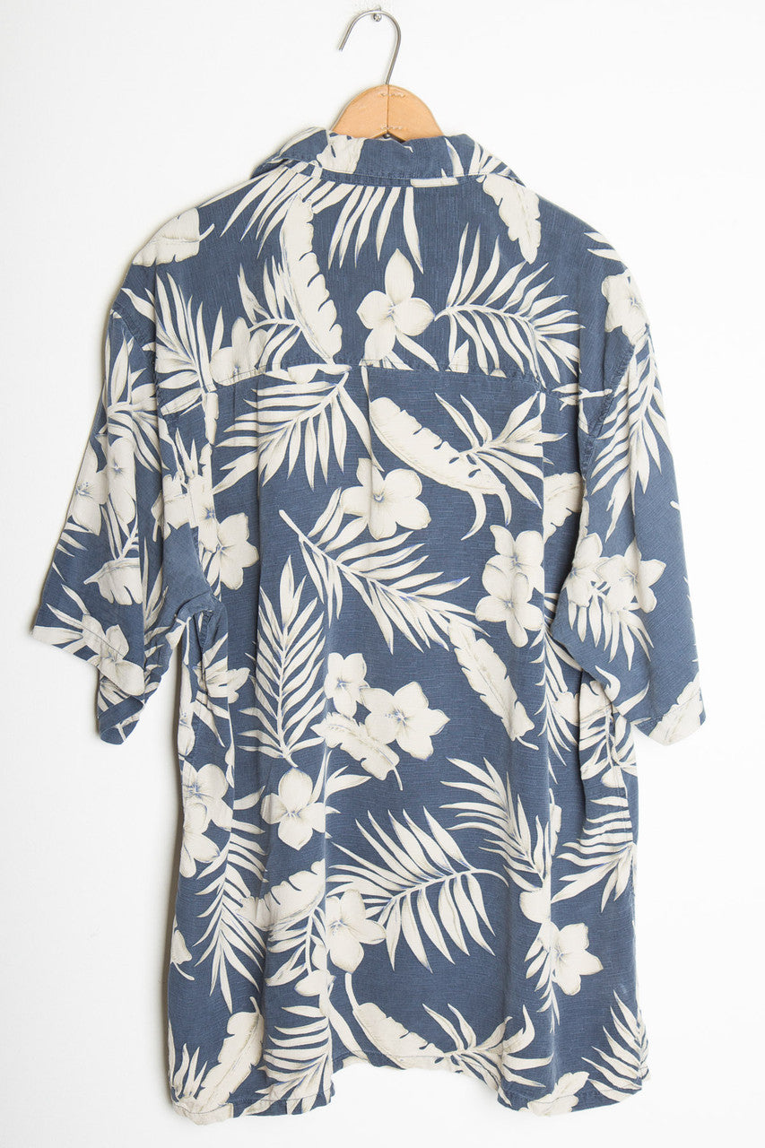 Blue Vintage Hawaiian
