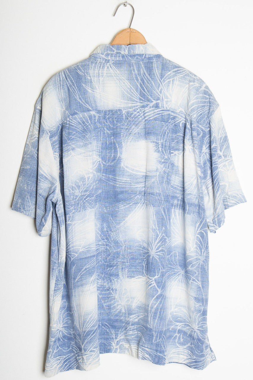 Blue Hibiscus Vintage Hawaiian